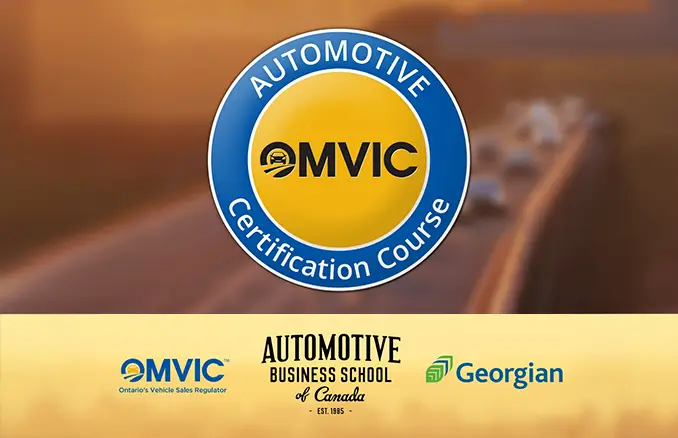 Georgian College x OMVIC Certification Course