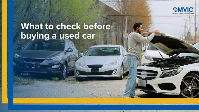What to check before buying a used car