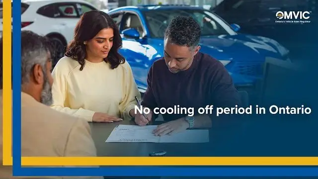 No cooling off period in Ontario